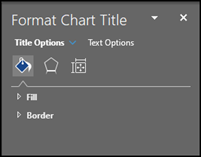 Format chart title