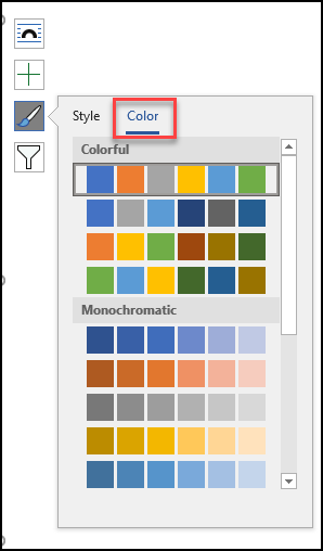 Seeing the color palate