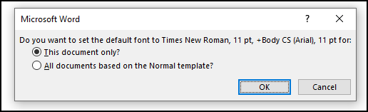 font explanation box