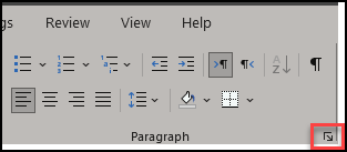 Paragraph Button