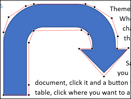 Editing wrap points