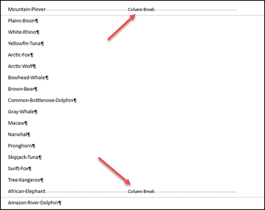 How To Add Lined Columns In Word