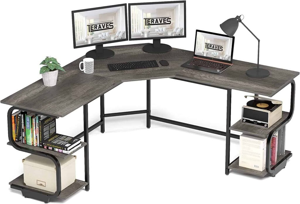Teraves Reversible L-Shaped Desk