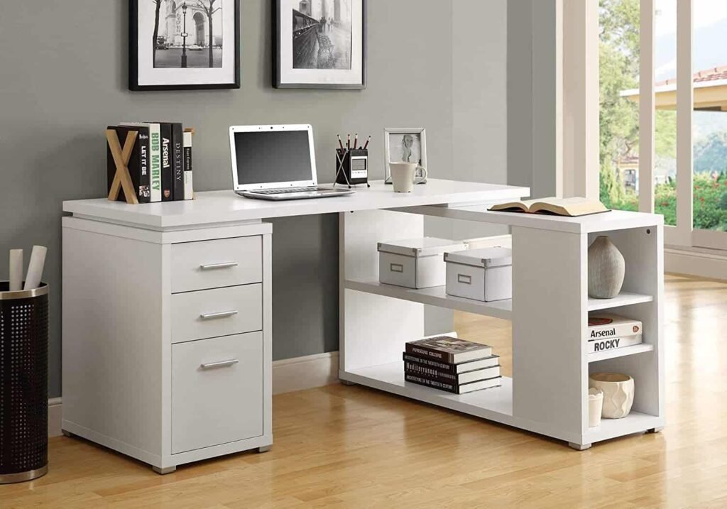 Monarch Specialties Hollow-Core Left or Right Facing Corner Desk