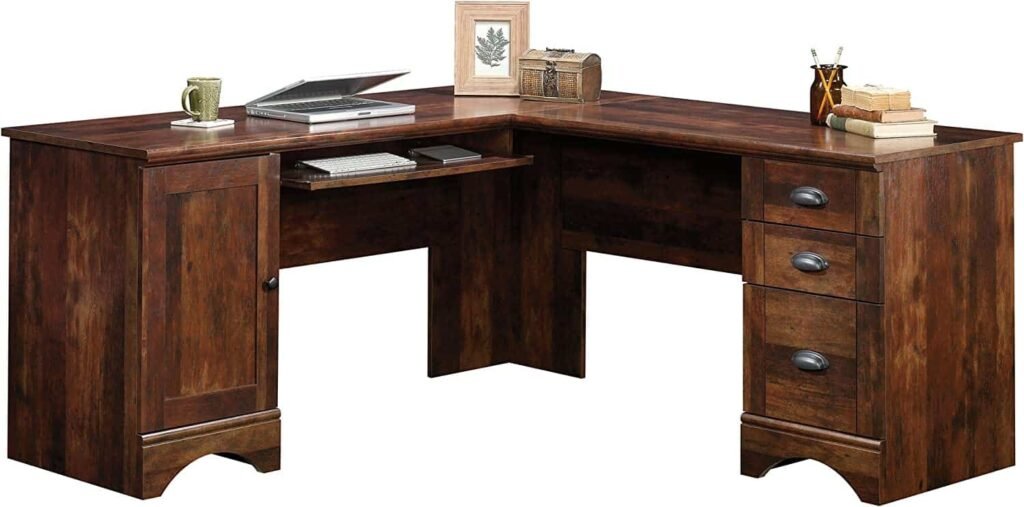 Sauder Harbor View Corner Computer Desk